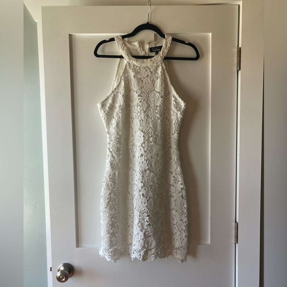 White lacy lulu dress